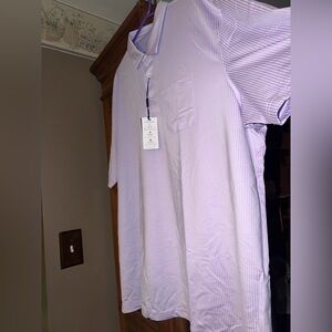 NEW NWT 3X Men's Purple Polo MICHEL ROUEN Shirt.